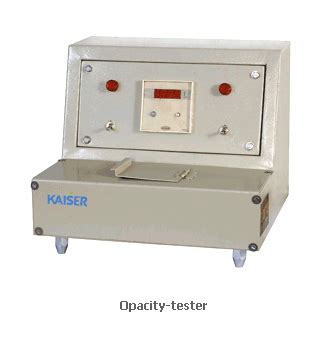 Opacity Tester for Plastics, Opacity, Clarity Testing Equipment 